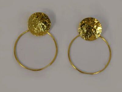 Pendientes dorados de aro